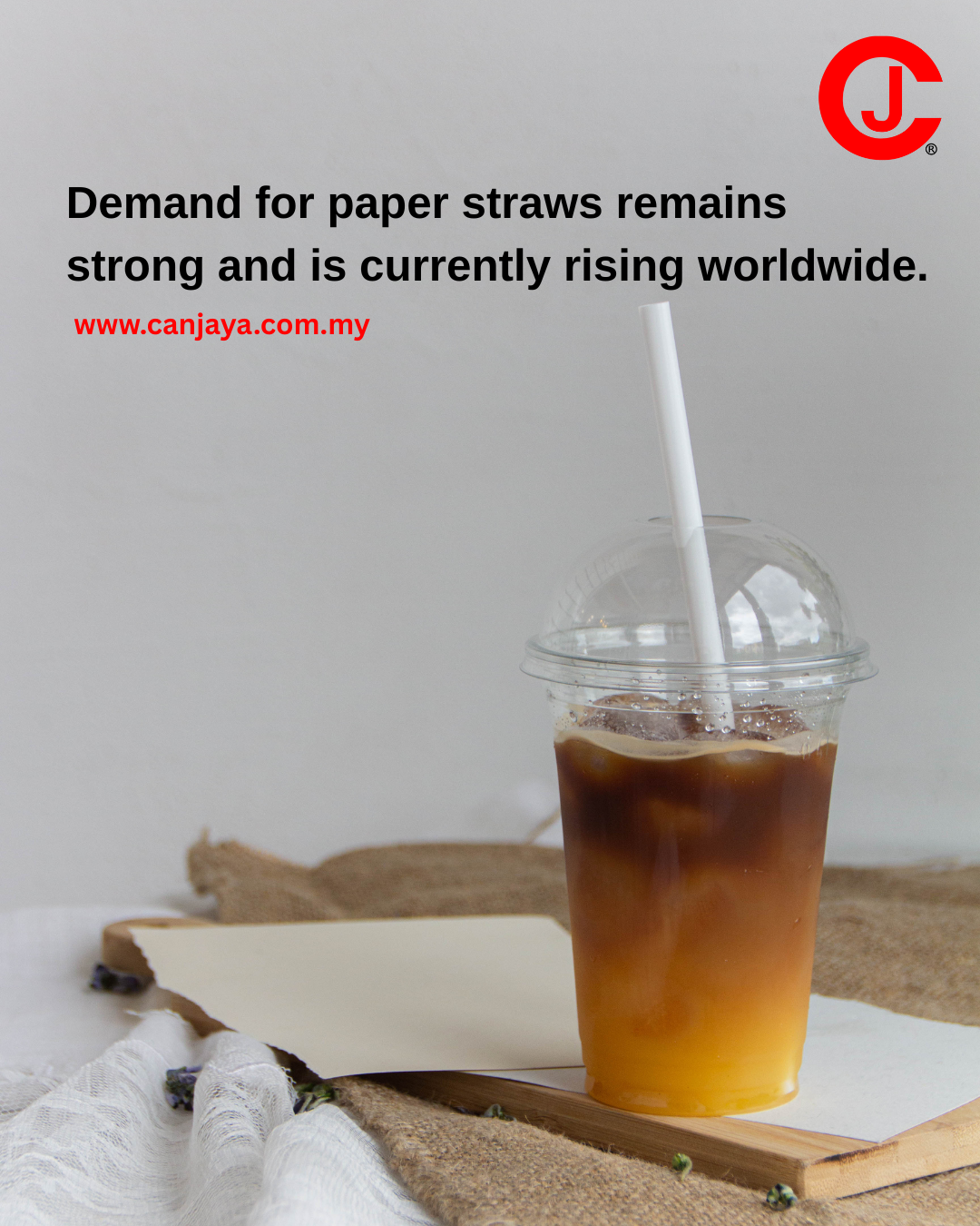 Demand for paper straws remains strong and is currently rising worldwide.